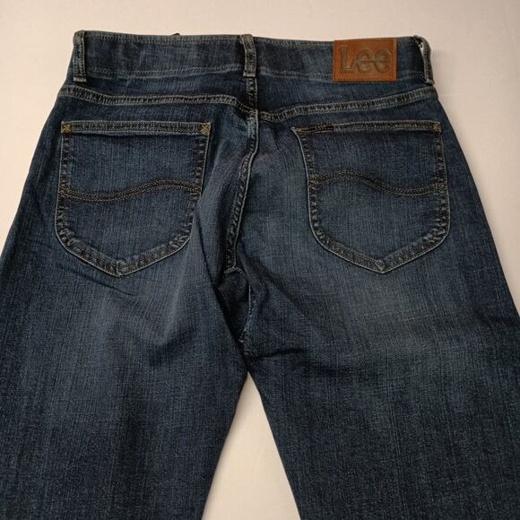 Lee Slim Straight Jeans Men's Size 32x34 Blue Flex Waist - Picture 7 of 7